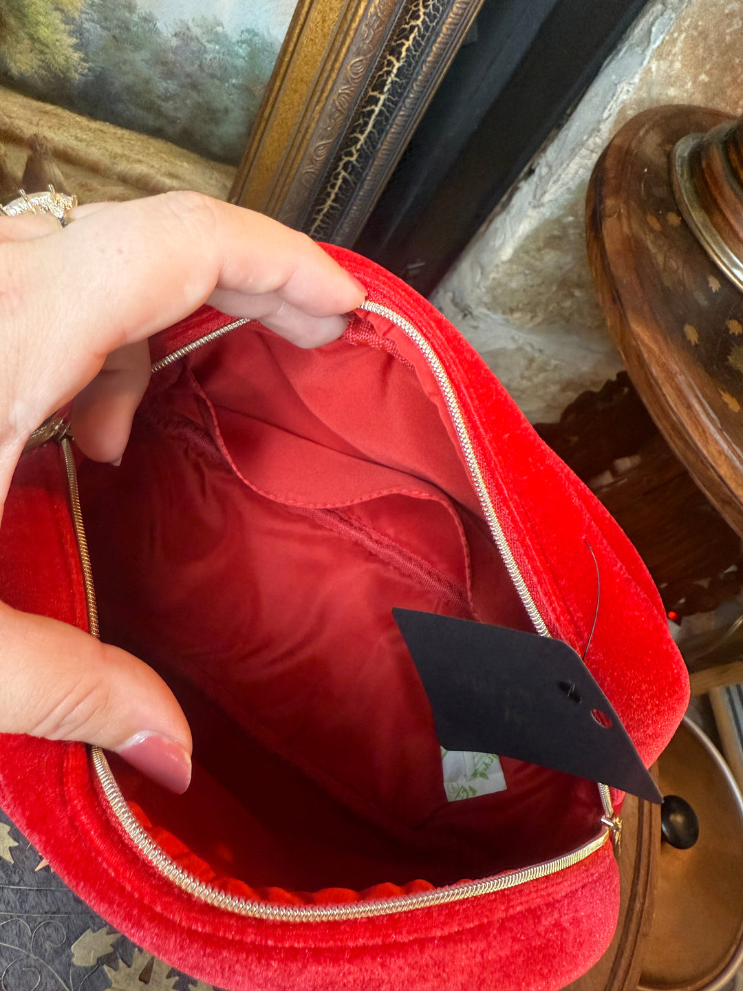 Red Velvet Cosmetic Bag