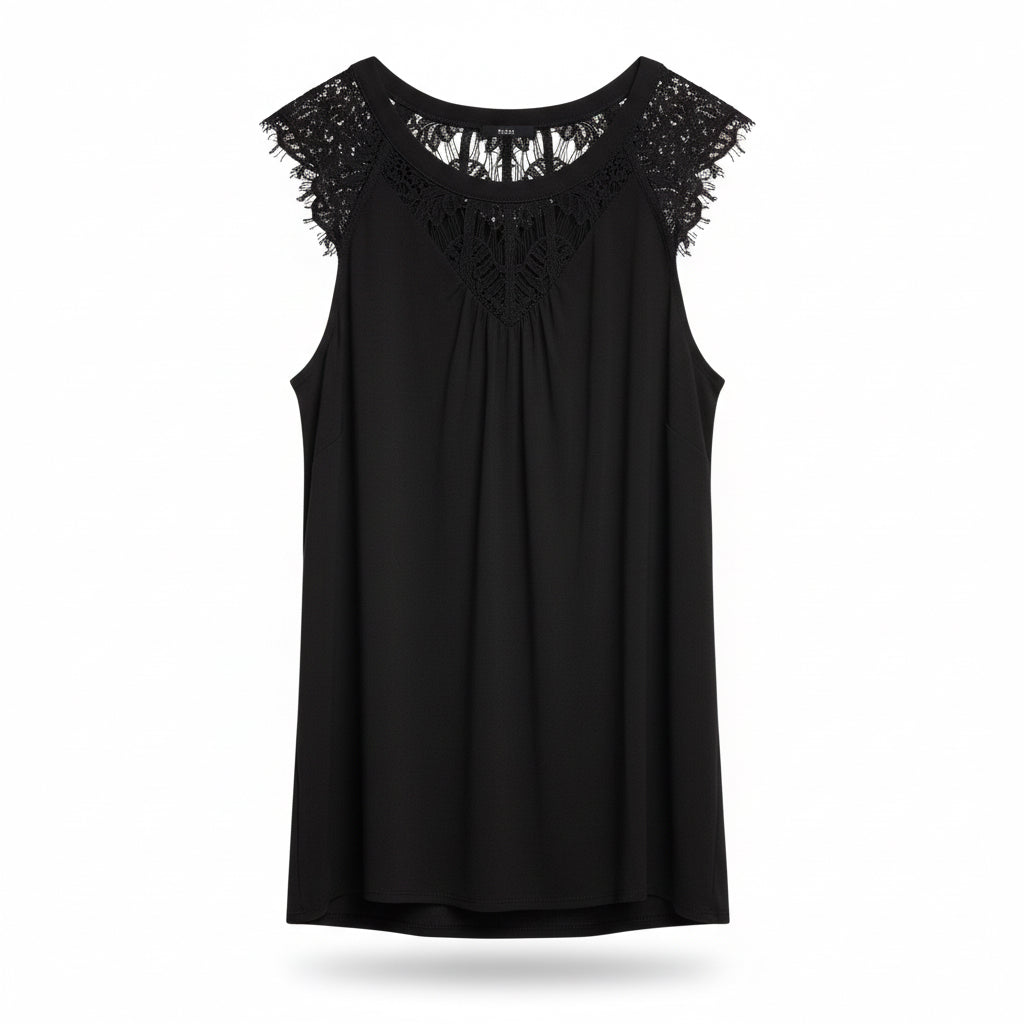 Hawthorn Lace Detail Top, Size M