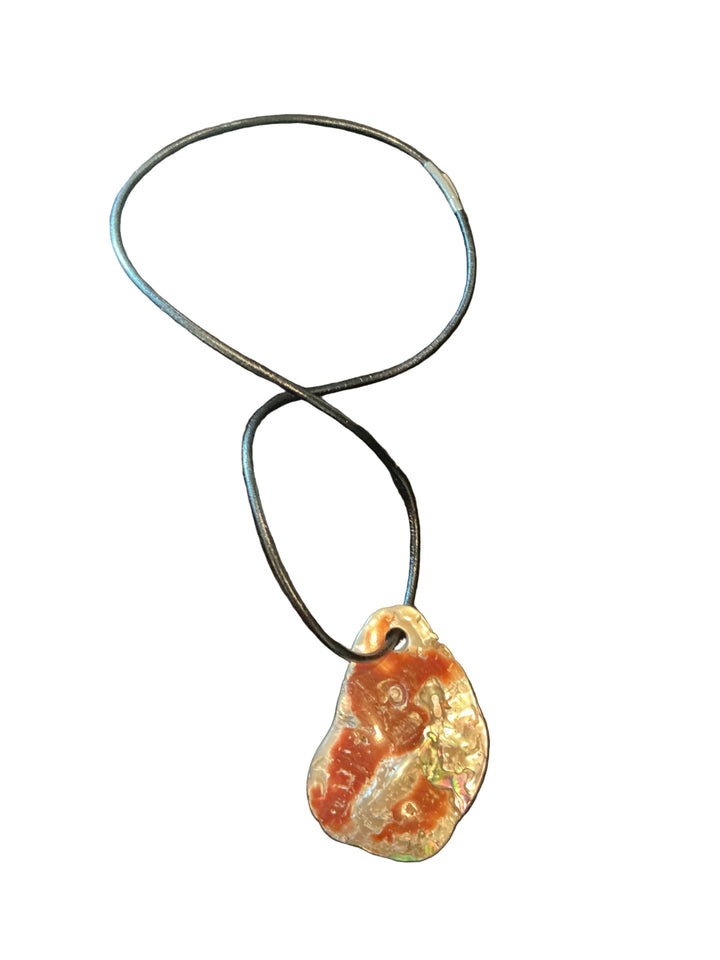 Iridescent Natural Stone Pendant