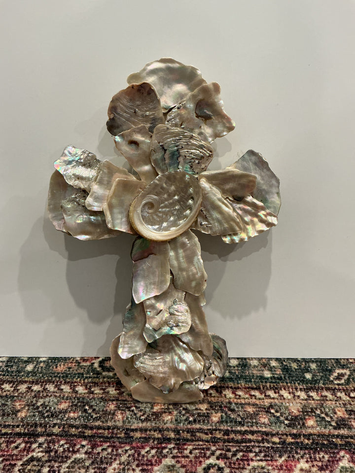 Artistic Mother of Pearl Cross