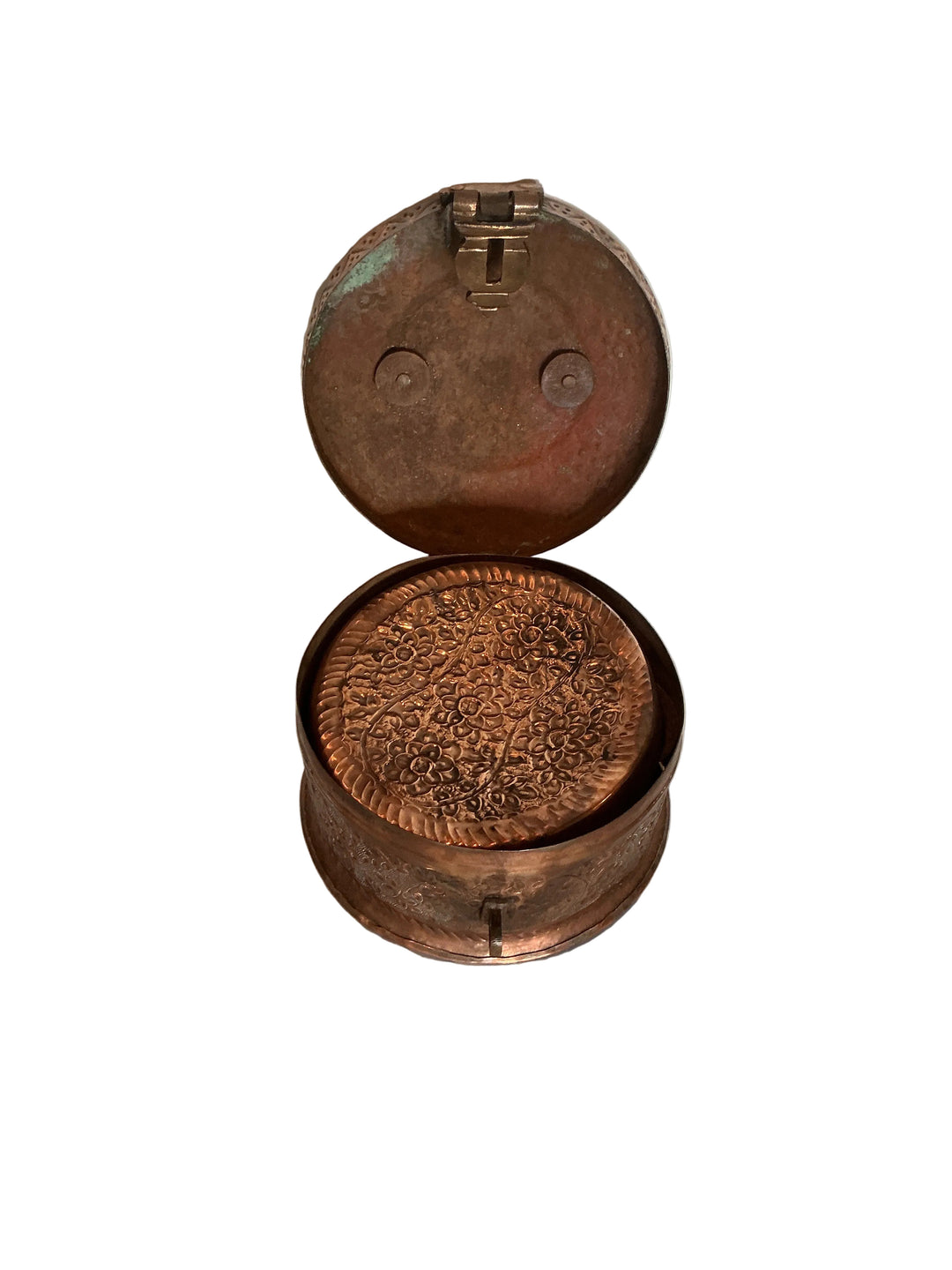 Vintage Indian Copper Paan Daan