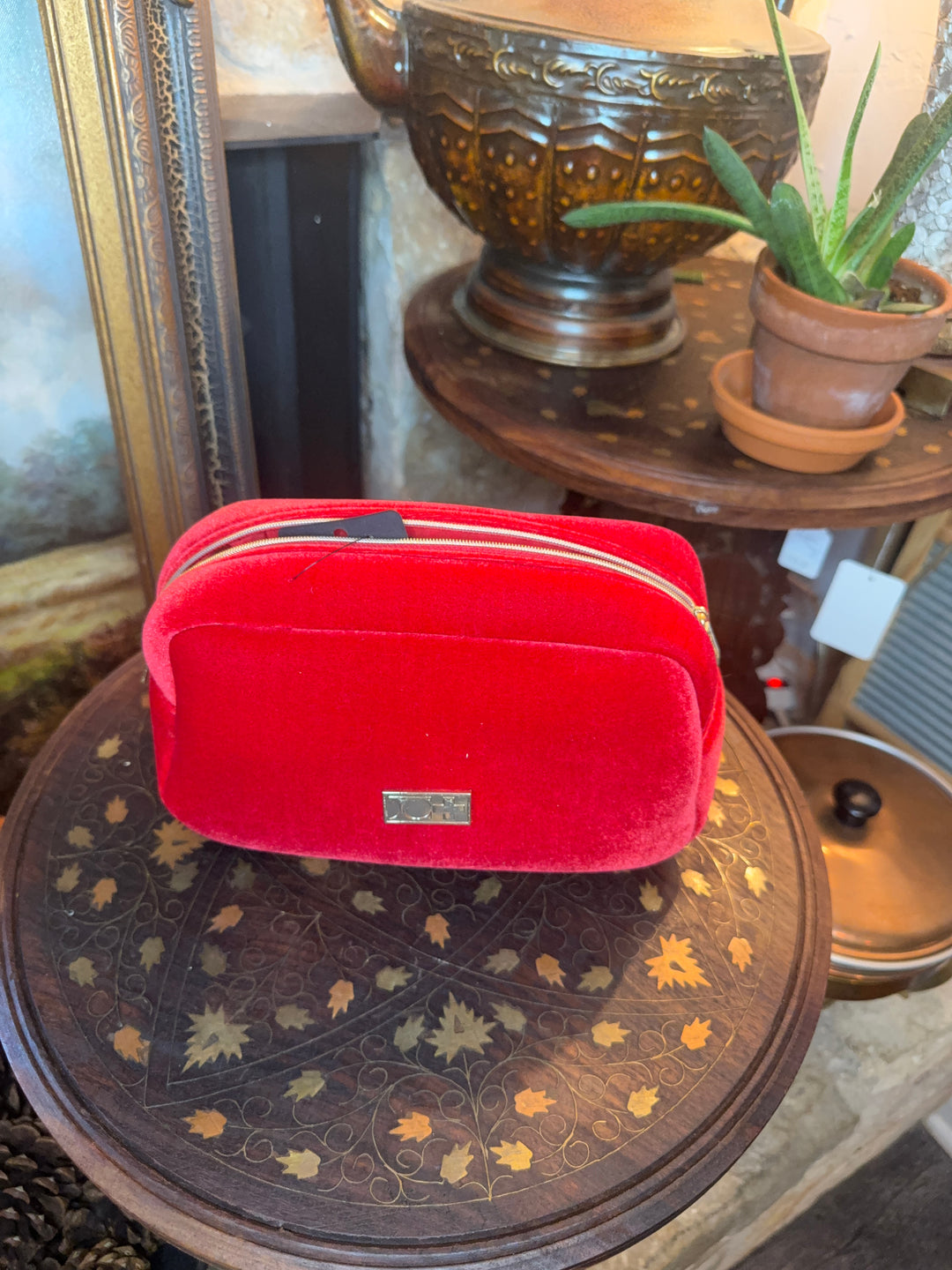 Red Velvet Cosmetic Bag
