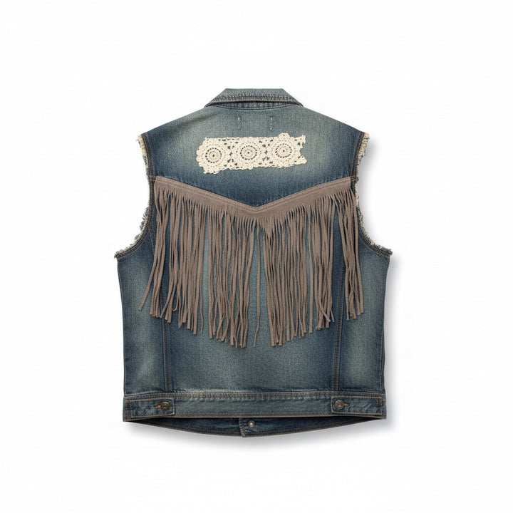Vintage Havana. Custom Denim Vest