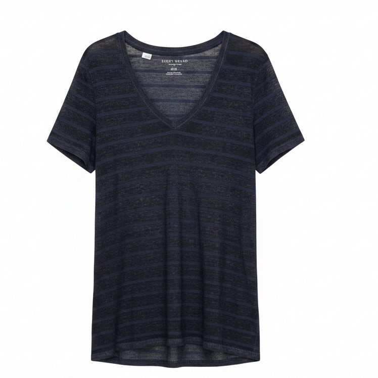 Lucky Brand Navy Tunic Top, Medium