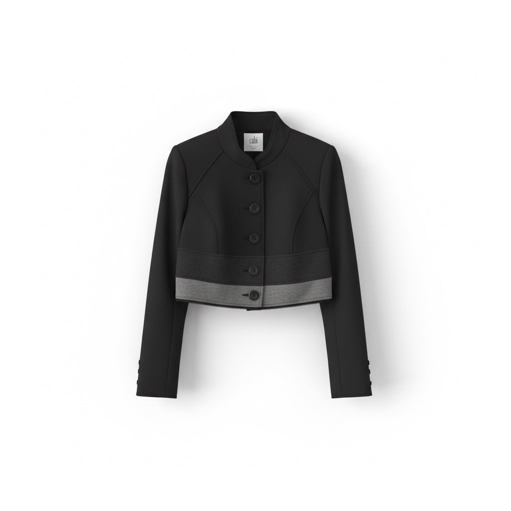 Unique Cabi Convertible Crop/Long Jacket