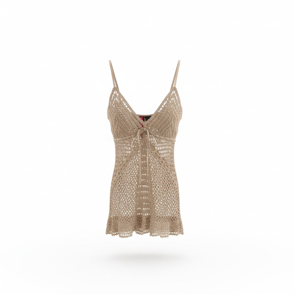 ‘Say What’ Crochet Top