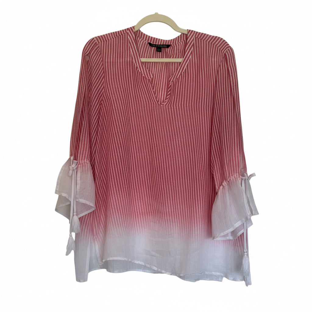 Tie-Sleeve Spring Blouse