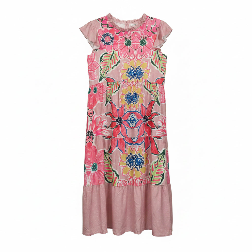 Floral Boho Dress, Small