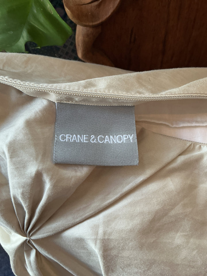 Sateen Pintuck Lumbar Pillow w/ Down Insert