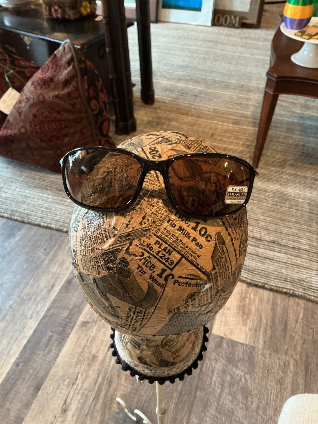 Serengeti brown frame amber/ brown tinted lens
