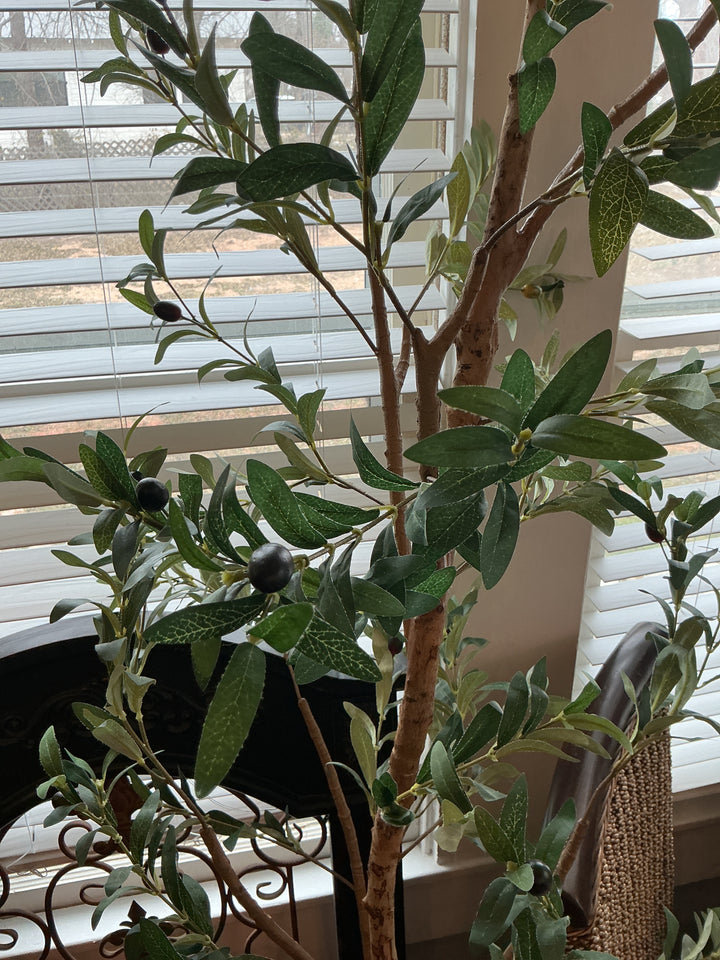 7’ Artificial Olive Tree