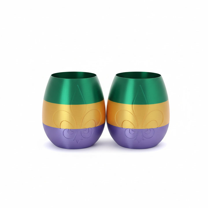 Mardi Gras 12 Oz Regular Can Koozies
