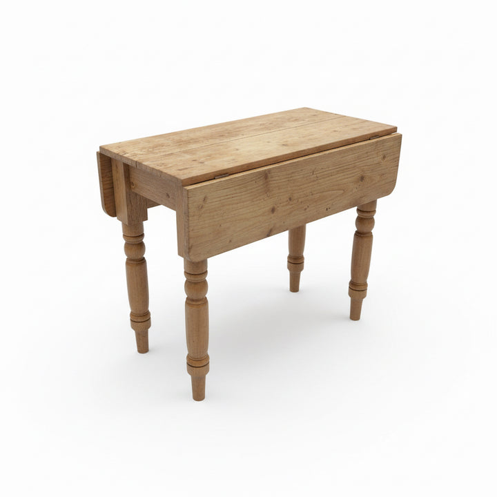 Handmade Drop-leaf Pine Table