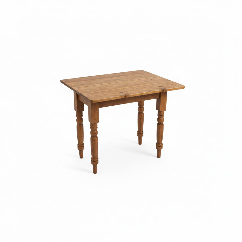 Handmade Drop-leaf Pine Table