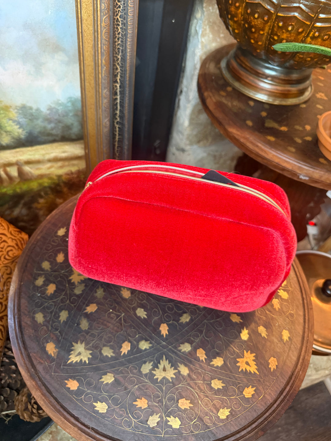 Red Velvet Cosmetic Bag