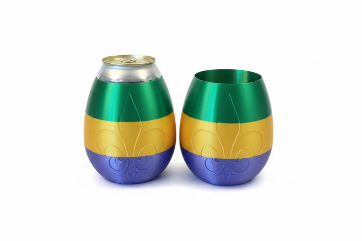 Mardi Gras 12 Oz Regular Can Koozies