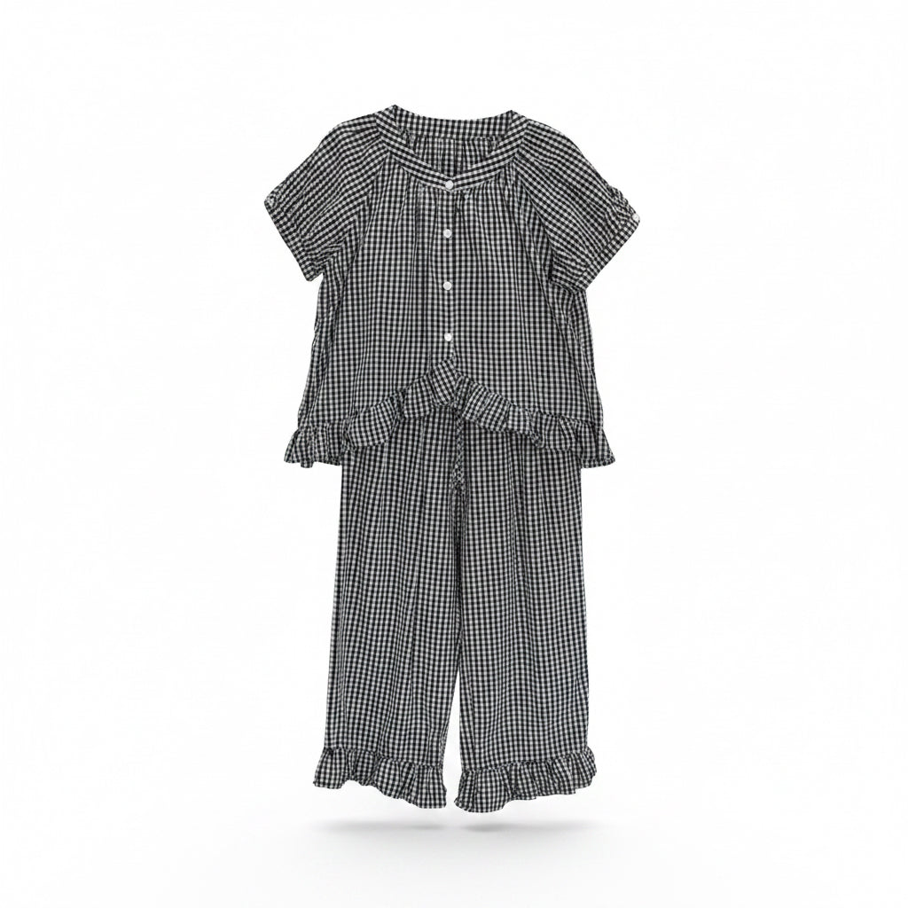 Black & White Checked Pajamas