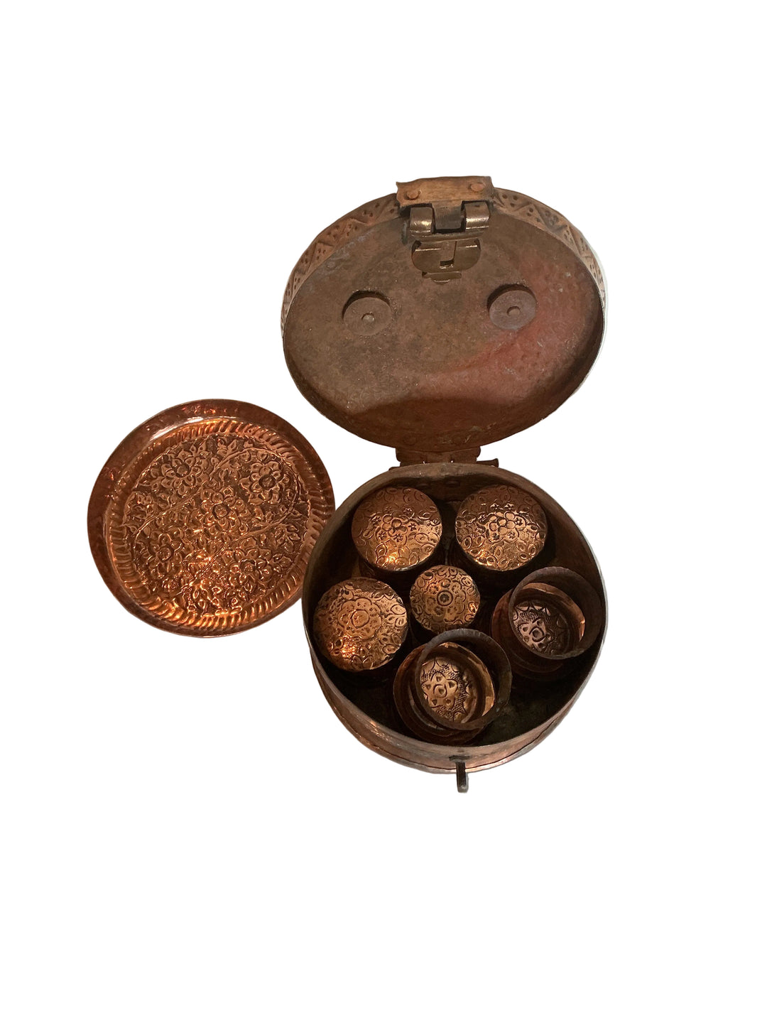 Vintage Indian Copper Paan Daan