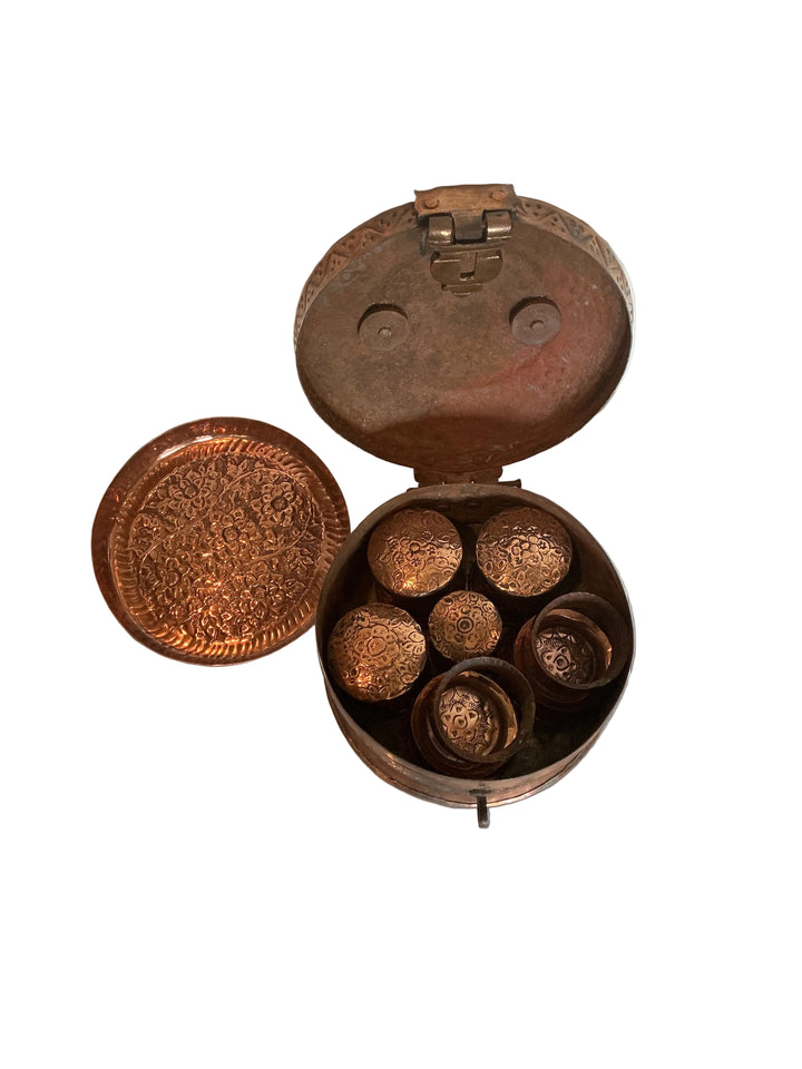 Vintage Indian Copper Paan Daan