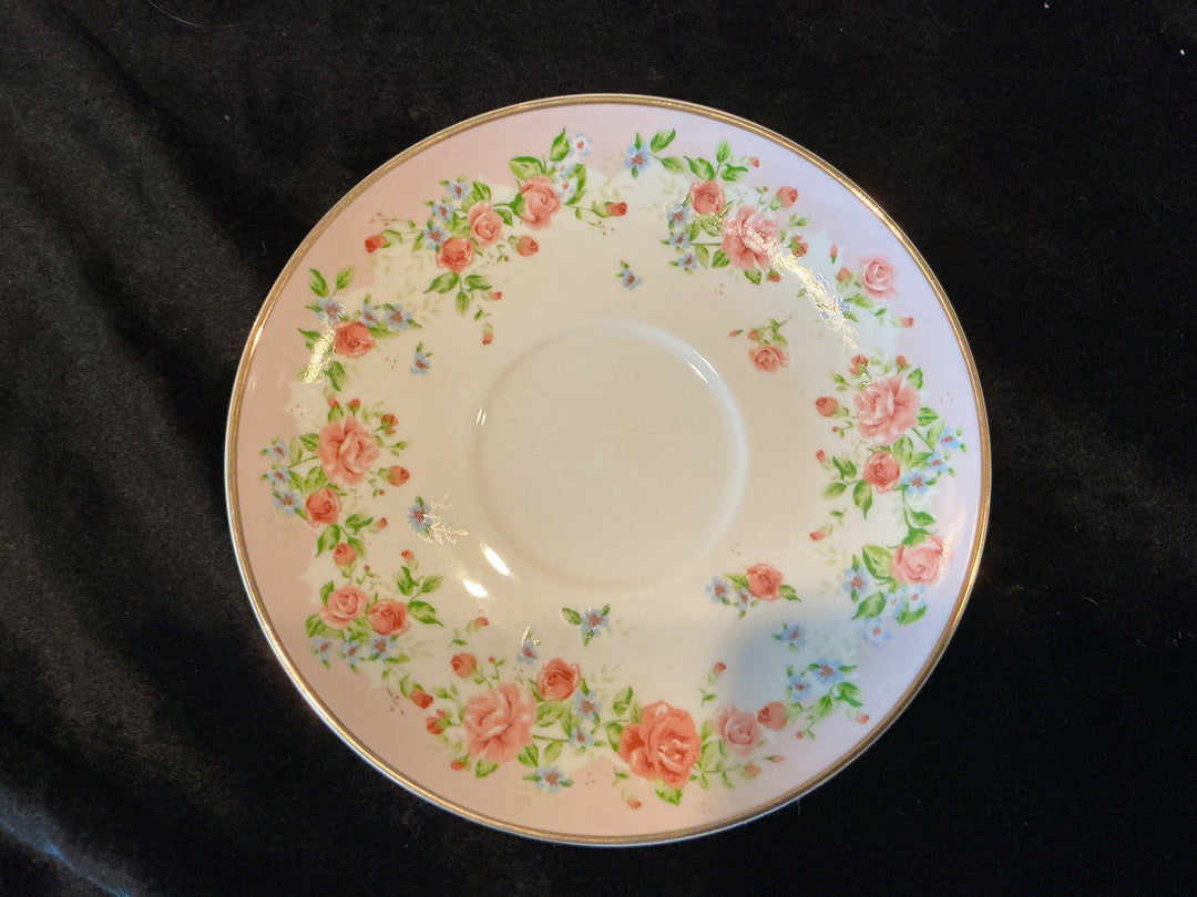 Floral Teacup w/ Saucer