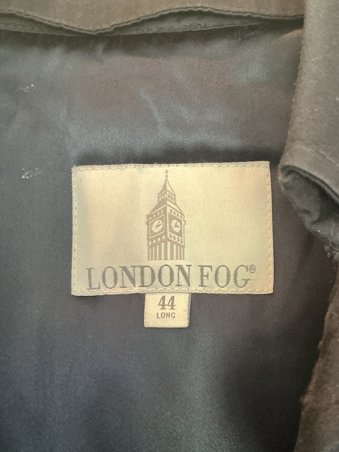 London Fog Rain Coat, Size 44