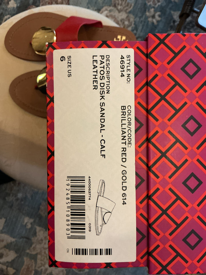 Tory Burch Patos Disk Sandal, size 6