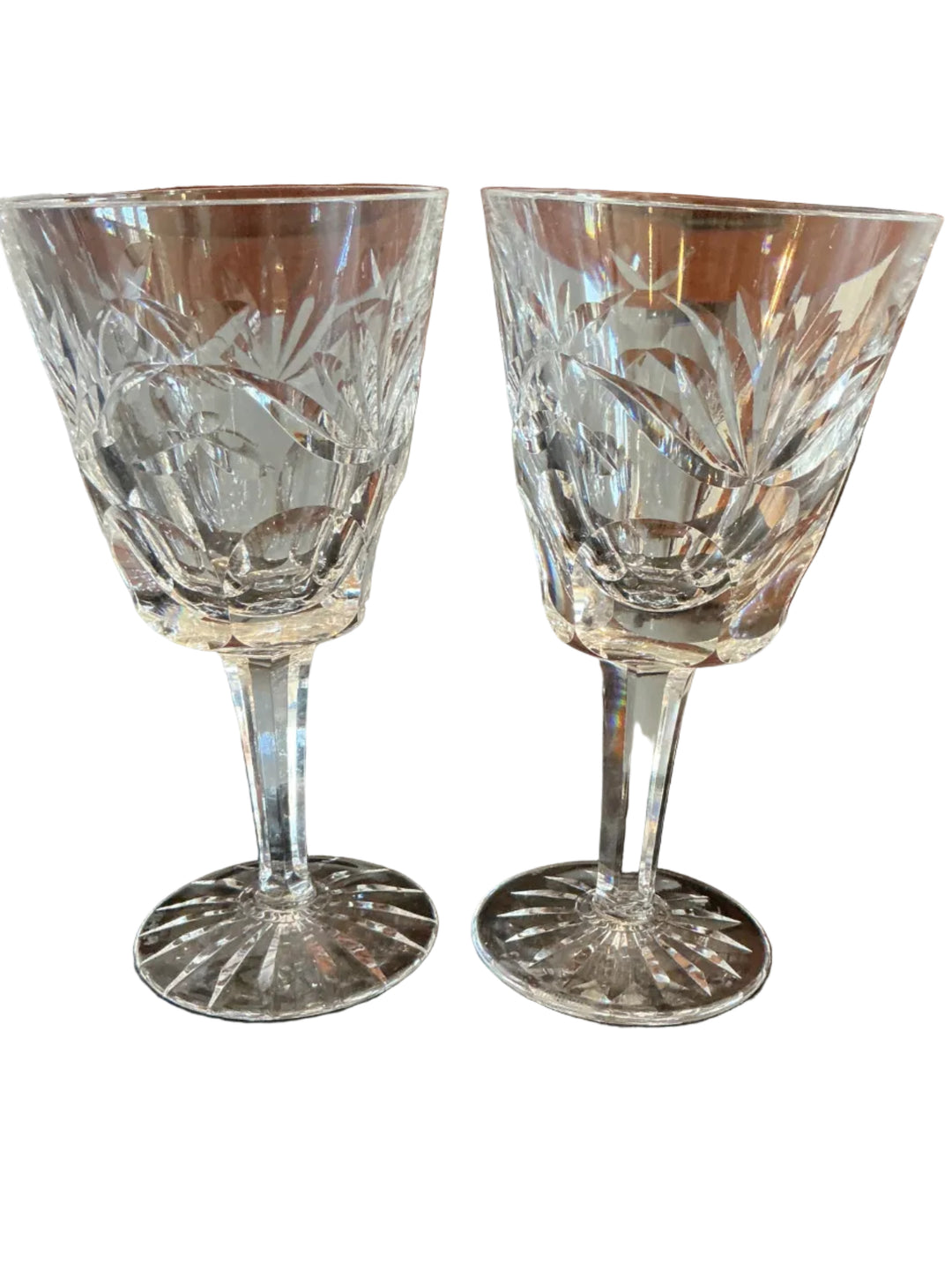 Waterford Crystal Ashling Pattern wine glasses