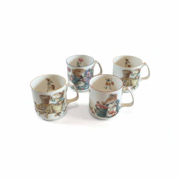 Vera the Mouse Bone china mug set