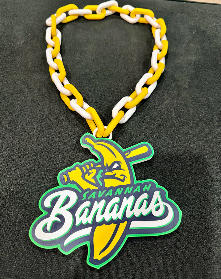 Bananas Baseball Hype Chain and Necklace