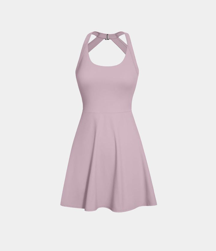 SoftlyZero™ Airy Backless Twisted Cool Touch Dance Active Dress-Easy Peezy Edition