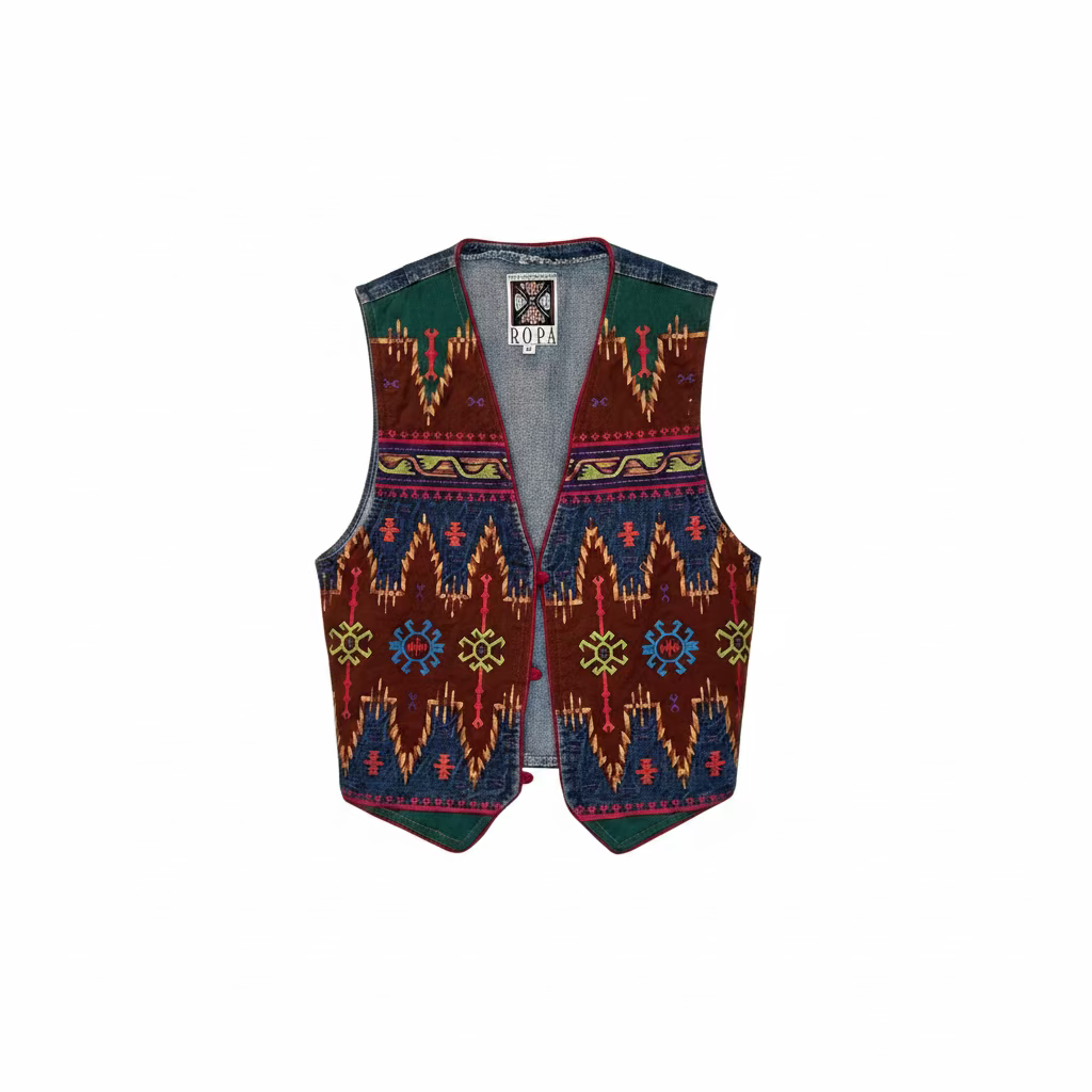 Vintage Hairston Roberson Ropa Vest M