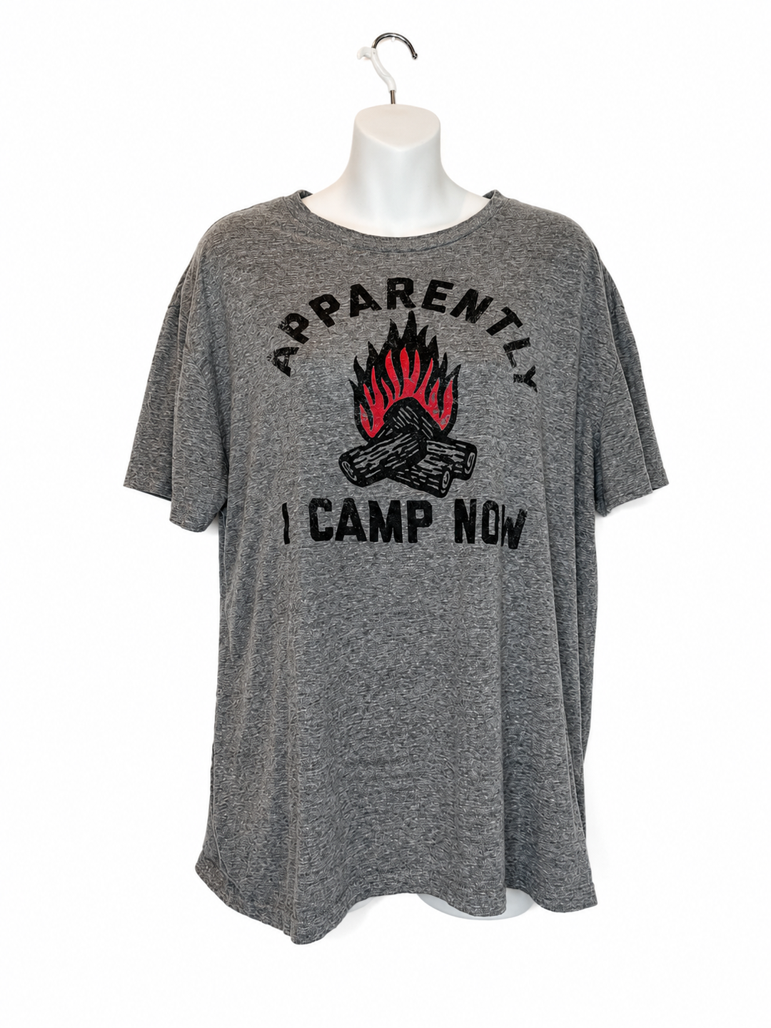Apparently I Camp Now Graphic Tee